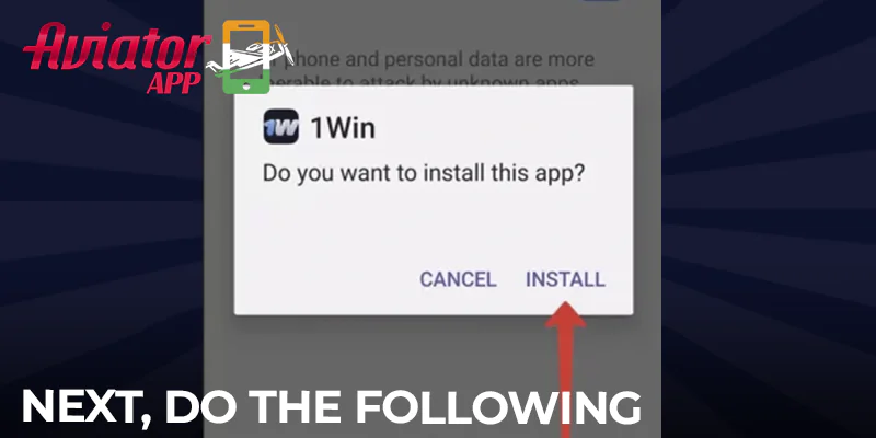 Follow these steps to install the Aviator application